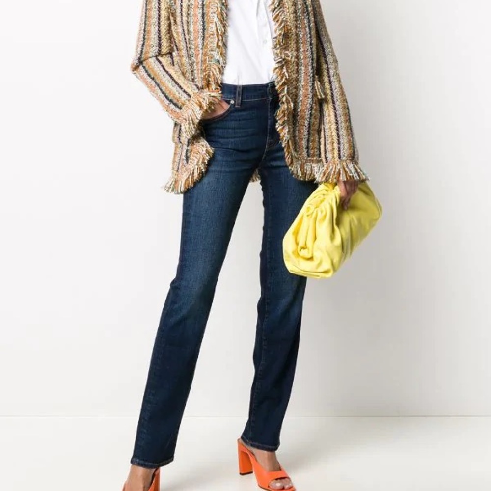🎉HOST PICK🎉7 FOR ALL OF MANKIND DARK WASH STRAIGHT LEG JEANS